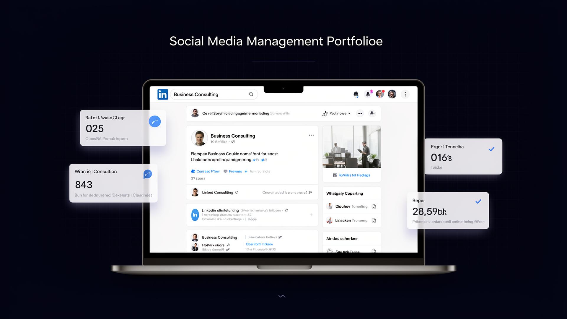 Mockup do website Magnaccent