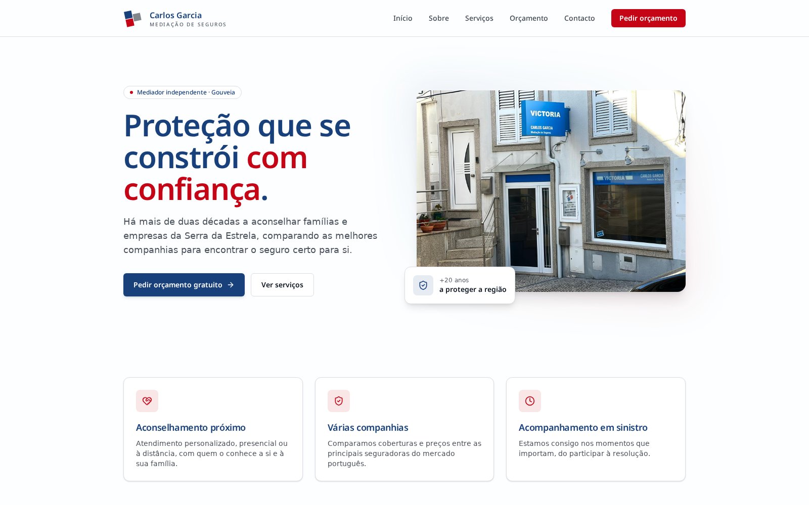 Website carlosgarcia-seguros.pt